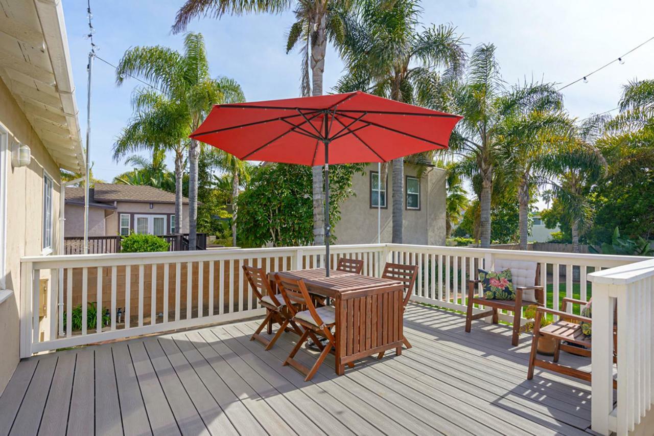 Ultimate Beach Bungalow - 1 Block From Beach - Huge Backyard 卡尔斯巴德 外观 照片